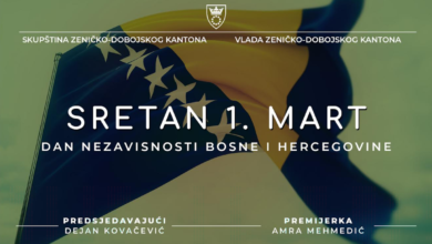 Photo of ZDK: Premijerka Mehmedić i predsjedavajući Kovačević čestitali 1. mart – Dan nezavisnosti BiH