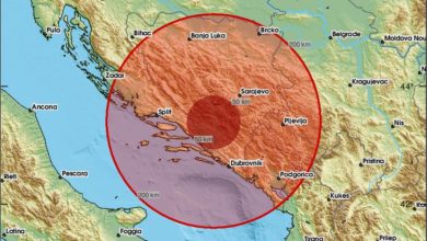 Photo of Zemljotres jačine 4,2 stepena po Rihteru pogodio je područje Hercegovine