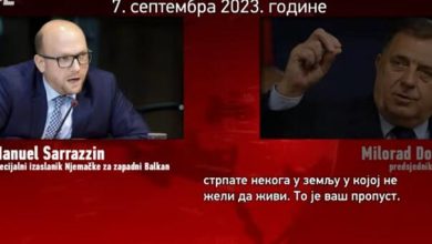 Photo of Šokantan transkript razgovora Sarrazin – Dodik: Otcjepljenje, valuta, prijetnje …