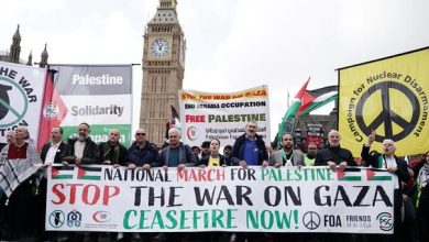 Photo of London: 100.000 ljudi na protestu podrške Palestini