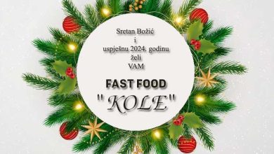 Photo of Fast food “Kole”: Sretan Božić i uspješna 2024. godina
