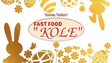 Photo of Fast food “Kole”: Srećan Vaskrs!