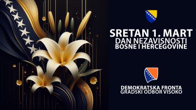 Photo of DF Visoko: Želimo vam sretan Dan nezavisnosti