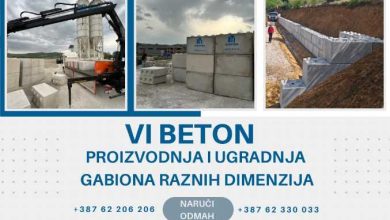 Photo of Vi-BETON: Betonski gabioni su višenamjenski i korisni za mnoge projekte!