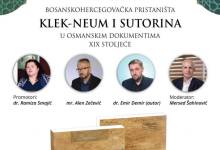 Photo of BZK “Preporod”: Promocija knjige „Bh. pristaništa Klek-Neum i Sutorina u osmanskim dokumentima“ 31. maja