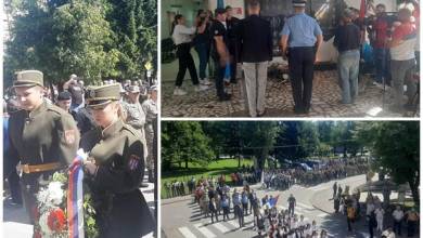 Photo of Sraman čin uoči Dana bijelih traka: U Prijedoru obilježen dan ‘odbrane od muslimana i Hrvata’